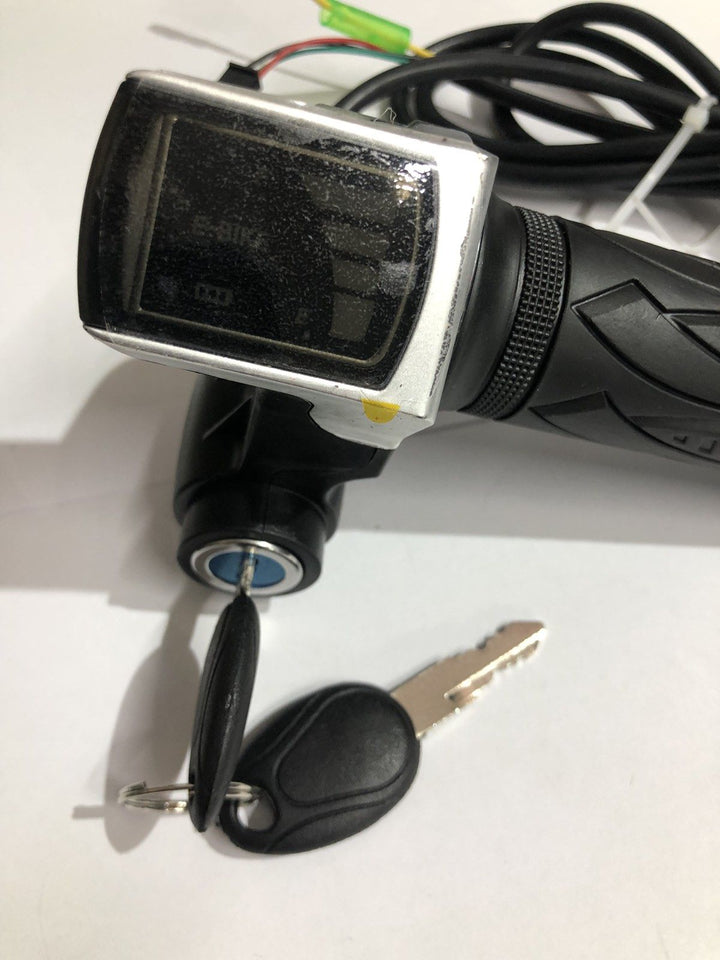 Ручка газу + замок E-bike-48V