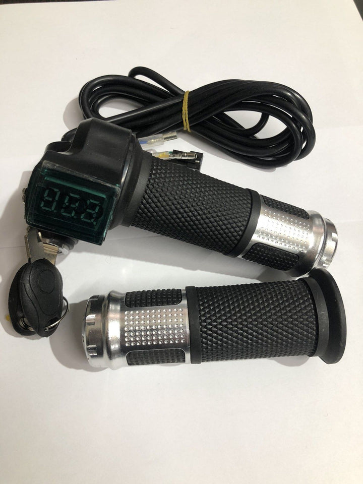 Ручка газа + замок + вольтметр 36-90В