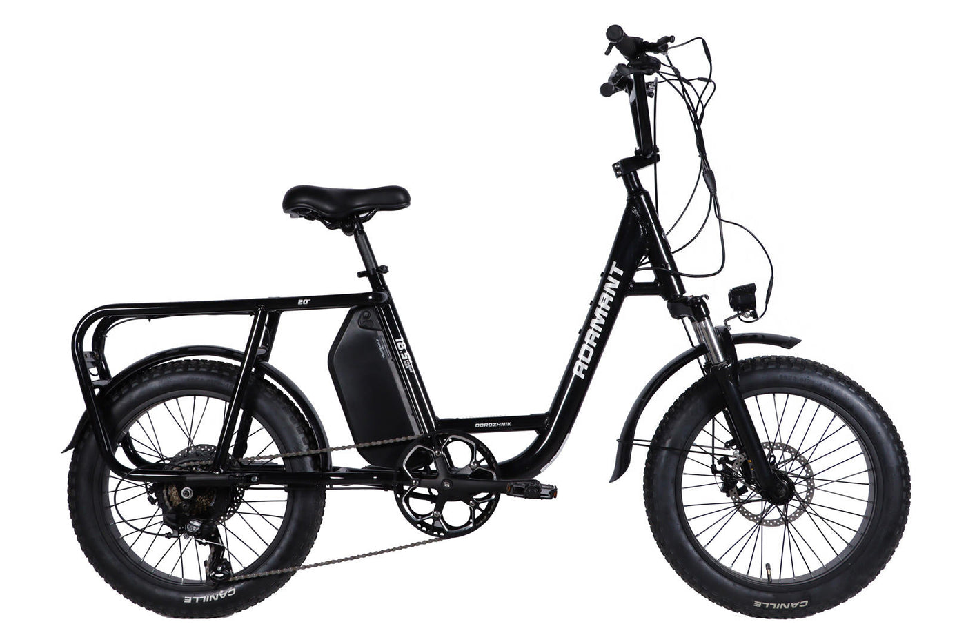 Велосипед з електроприводом 20" AL Dorozhnik ADAMANT DD FR рама-18,5" 48B 17.5А*г 500Вт чорний 2026