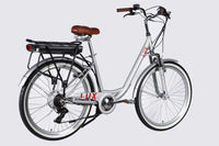 Велосипед з електроприводом 26" ST Dorozhnik eLUX Vbr FR рама-17" 36B 13А*г 500Вт срiблястий 2026