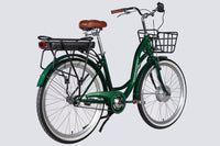 Велосипед з електроприводом 26" ST Dorozhnik eAQUAMARINE BH рама-17" 36B 13А*г 500Вт зелений YS 902 з кошиком 2026