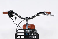 Велосипед уцінений з електроприводом 28" ST Dorozhnik eAQUAMARINE BH рама-19" 36B 13А*г 500Вт темно-синій з кошиком 2026