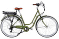 Велосипед з електроприводом 28" ST Dorozhnik eRETRO Vbr FR рама-19" 36B 13А*г 500Вт темно-зелений 2026
