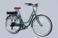 Велосипед з електроприводом 28" ST Dorozhnik eRETRO Vbr FR рама-19" 36B 13А*г 500Вт зелено-сірий 2026