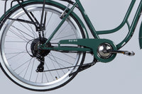 Велосипед з електроприводом 28" ST Dorozhnik eRETRO Vbr FR рама-19" 36B 13А*г 500Вт зелено-сірий 2026