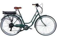 Велосипед з електроприводом 28" ST Dorozhnik eRETRO Vbr FR рама-19" 36B 13А*г 500Вт зелено-сірий 2026