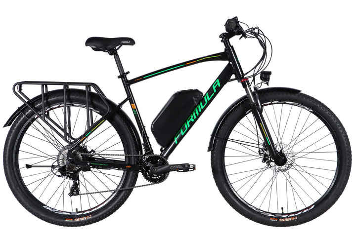 Велосипед з електроприводом 29" AL Formula eCURSOR MAN DD CS рама-21" 48B 17.5А*г 500Вт чорно-зелений 2026