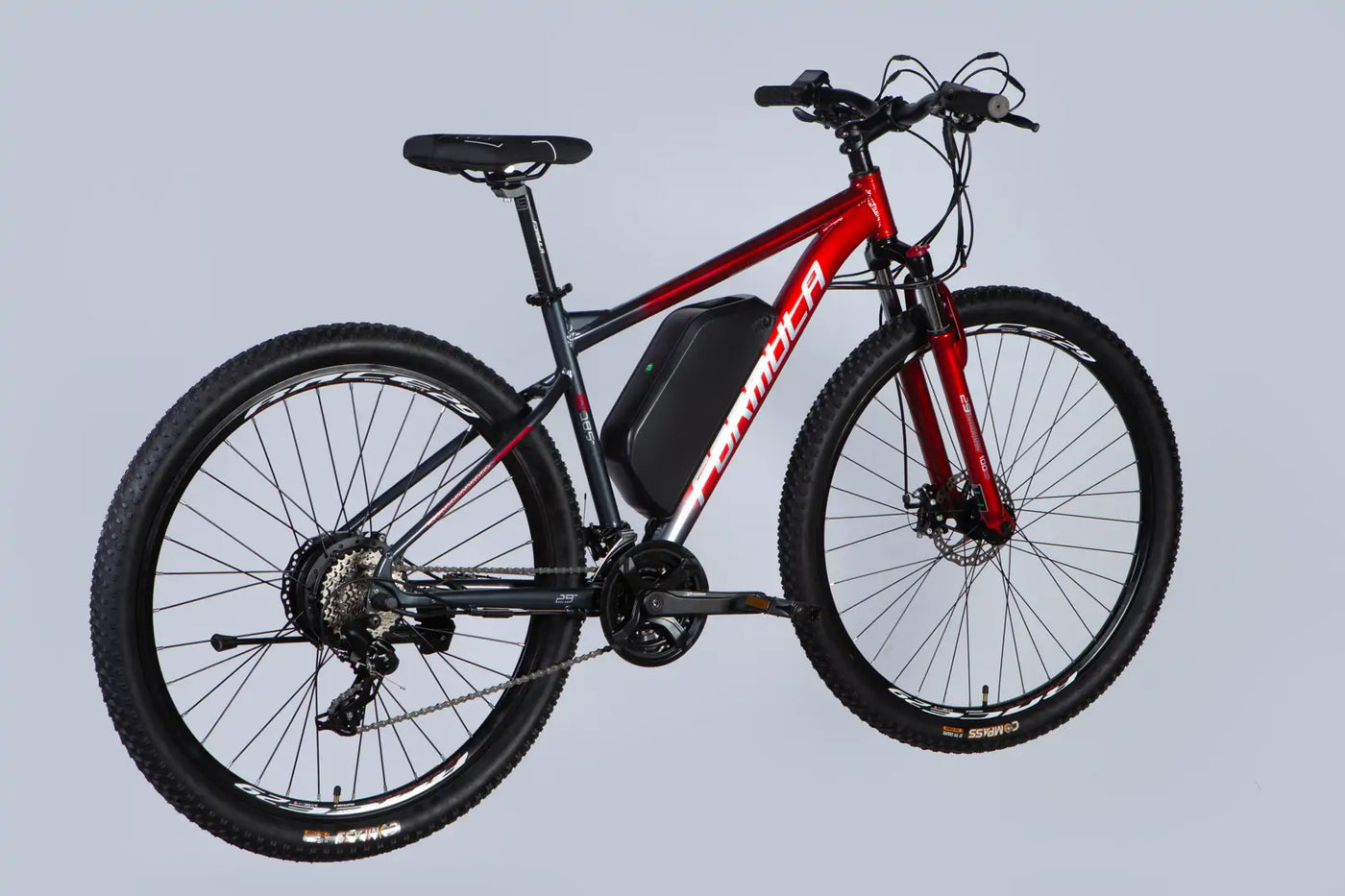 Велосипед з електроприводом 29" AL Formula eF-1 DD CS рама-18,5" 48B 17.5А*г 500Вт червоно-сріблястий 2026