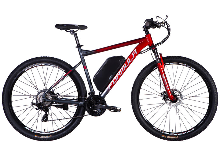 Велосипед з електроприводом 29" AL Formula eF-1 DD CS рама-21" 48B 17.5А*г 500Вт червоно-сріблястий 2026