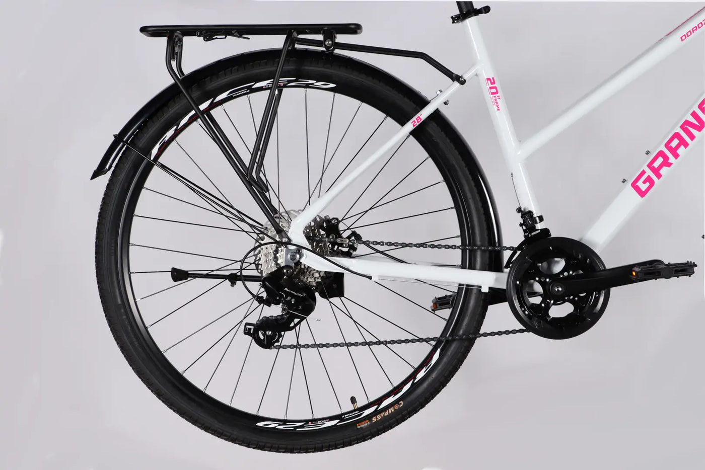 Велосипед AL 28" Dorozhnik GRANAT W DD CS рама-20" білий 2025