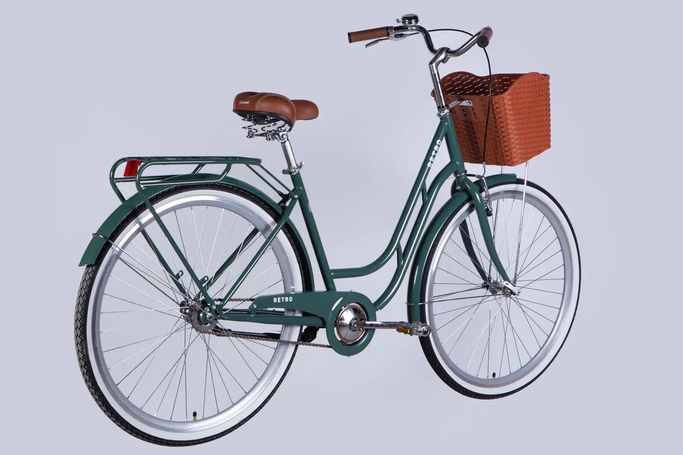 Велосипед ST 28" Dorozhnik RETRO Velosteel рама-19" зелено-сірий 2026