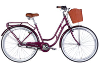 Велосипед ST 28" Dorozhnik RETRO PH рама-19" малиновий 2026