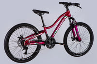 Велосипед ST 24" Discovery KELLY DD FR рама-11" малиновий 2025