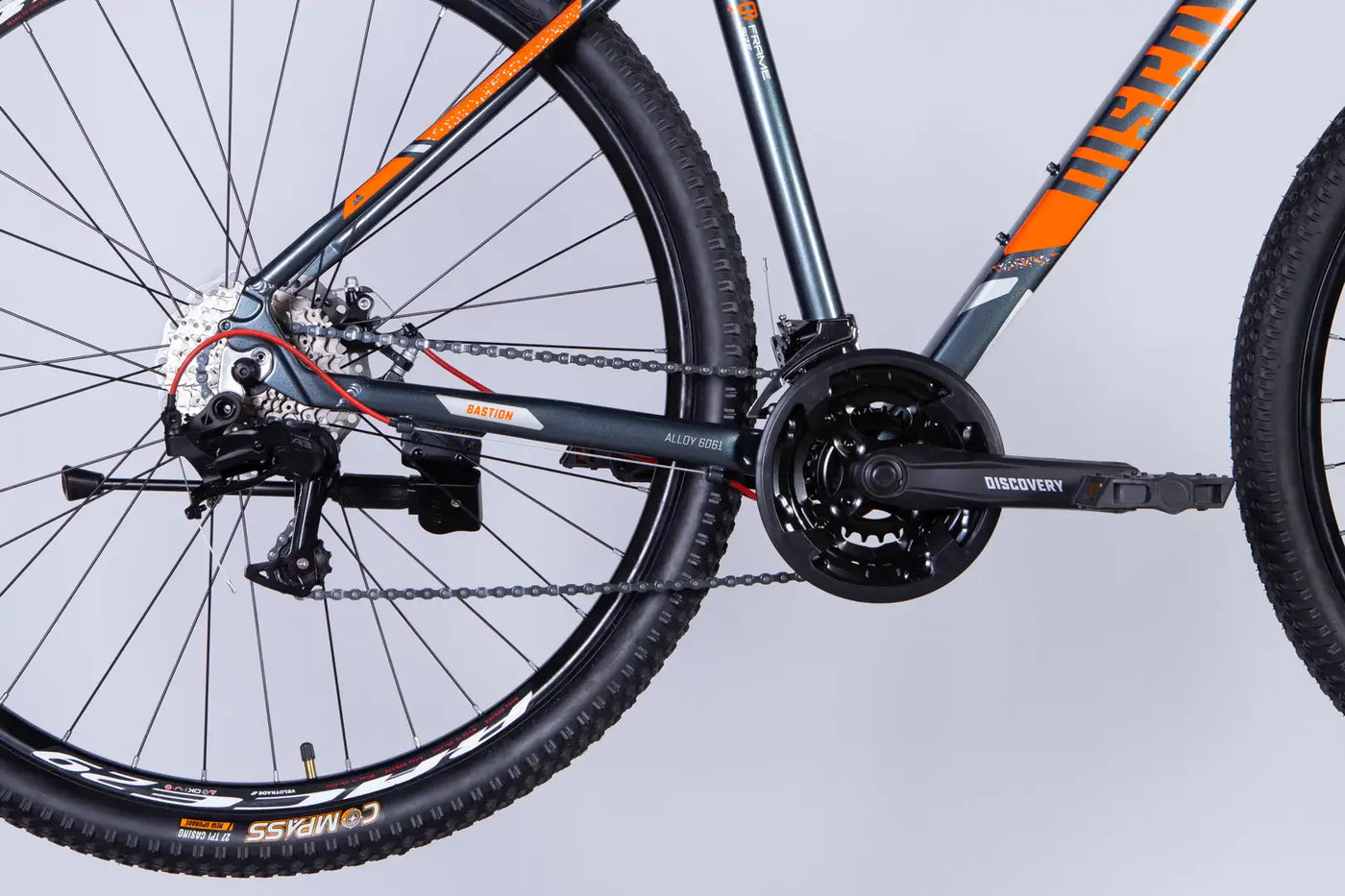 Велосипед AL 29" Discovery BASTION DD CS рама-19" сіро-помаранчевий 2025