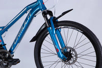 Велосипед AL 24" Formula BLACKWOOD 1.0 DD FR рама-12,5" синьо-сріблястий 2025