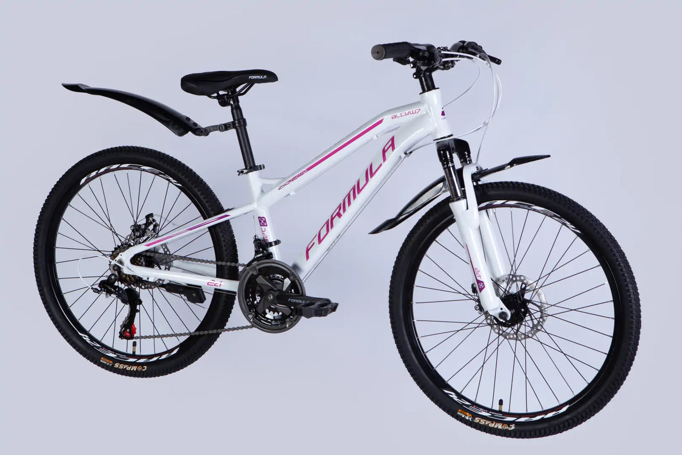 Велосипед AL 24" Formula BLACKWOOD DD FR рама-12,5" біло-рожевий 2026