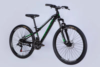 Велосипед AL 26" Formula BLACKWOOD DD FR рама-13" чорний з зеленим 2026