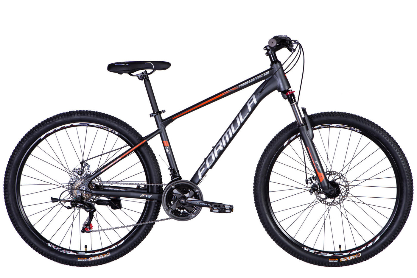 Велосипед AL 27.5" Formula MOTION DD FR рама-16" темно-сірий 2026