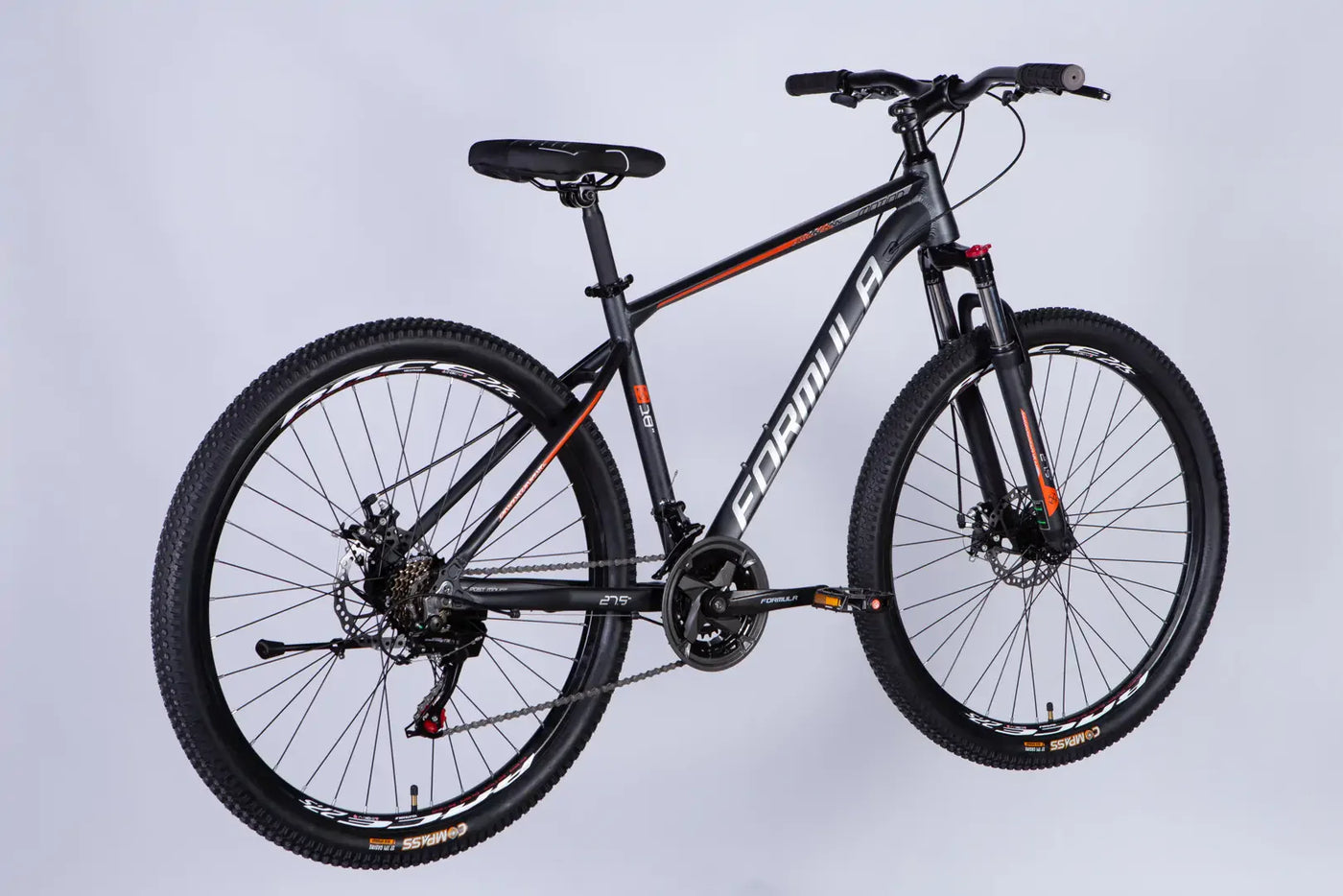 Велосипед AL 27.5" Formula MOTION DD FR рама-18" темно-сiрий (матовий) 2026