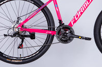 Велосипед AL 27.5" Formula MOTION DD FR рама-18" рожевий з білим 2026