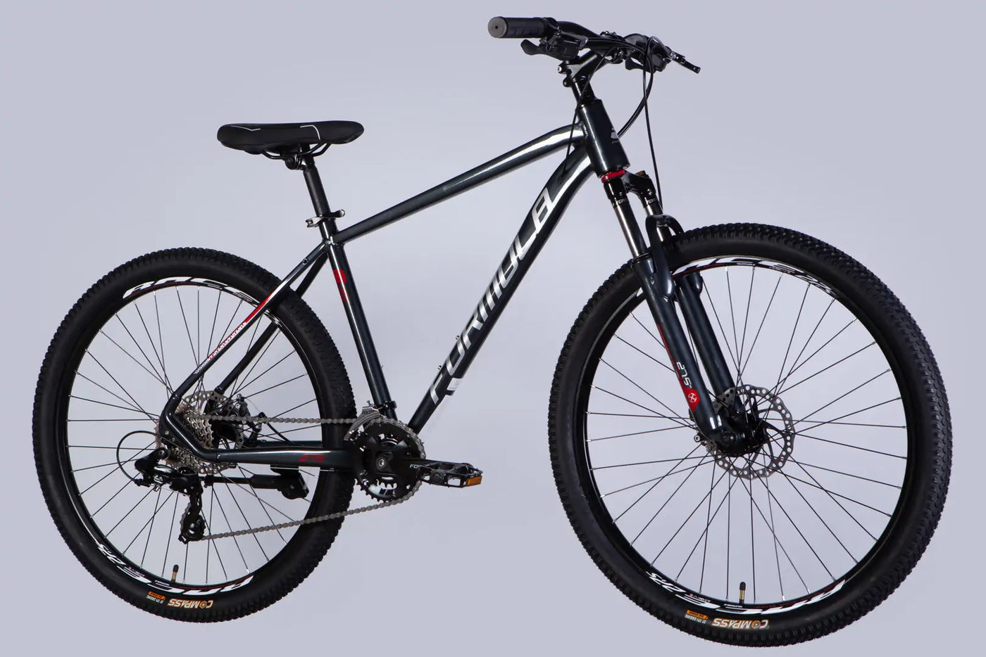 Велосипед AL 27.5" Formula THOR DD CS рама-18" чорний зі сріблястим 2026