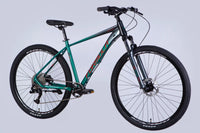 Велосипед AL 29" Formula ZEPHYR 1.0 HDD рама-19" темно-сріблястий з зеленим 2026