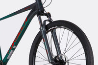 Велосипед AL 29" Formula ZEPHYR 1.0 HDD рама-21" темно-сріблястий з зеленим 2026