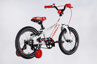 Велосипед AL 16" Formula Kid SLIM Vbr FR рама-8,5" білий з червоним 2026