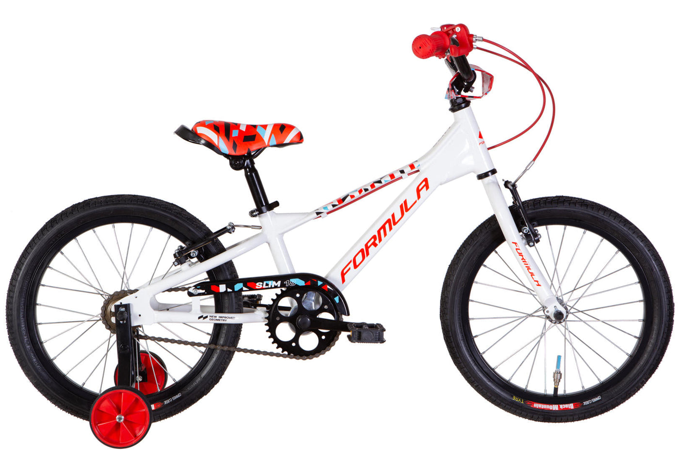 Велосипед AL 18" Formula Kid SLIM BH рама-9" білий з червоним 2026