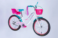 Велосипед ST 20" Formula Kid FLOWER PREMIUM BH рама-10" білий з рожевим та бірюзовим 2026