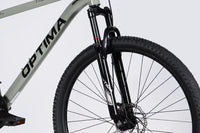 Велосипед AL 29" Optima . DD FR рама-19" сірий з зеленим 2026 (в мішку)