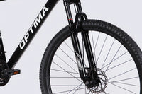 Велосипед AL 29" Optima . DD FR рама-21" чорний з зеленим 2026 (в мішку)
