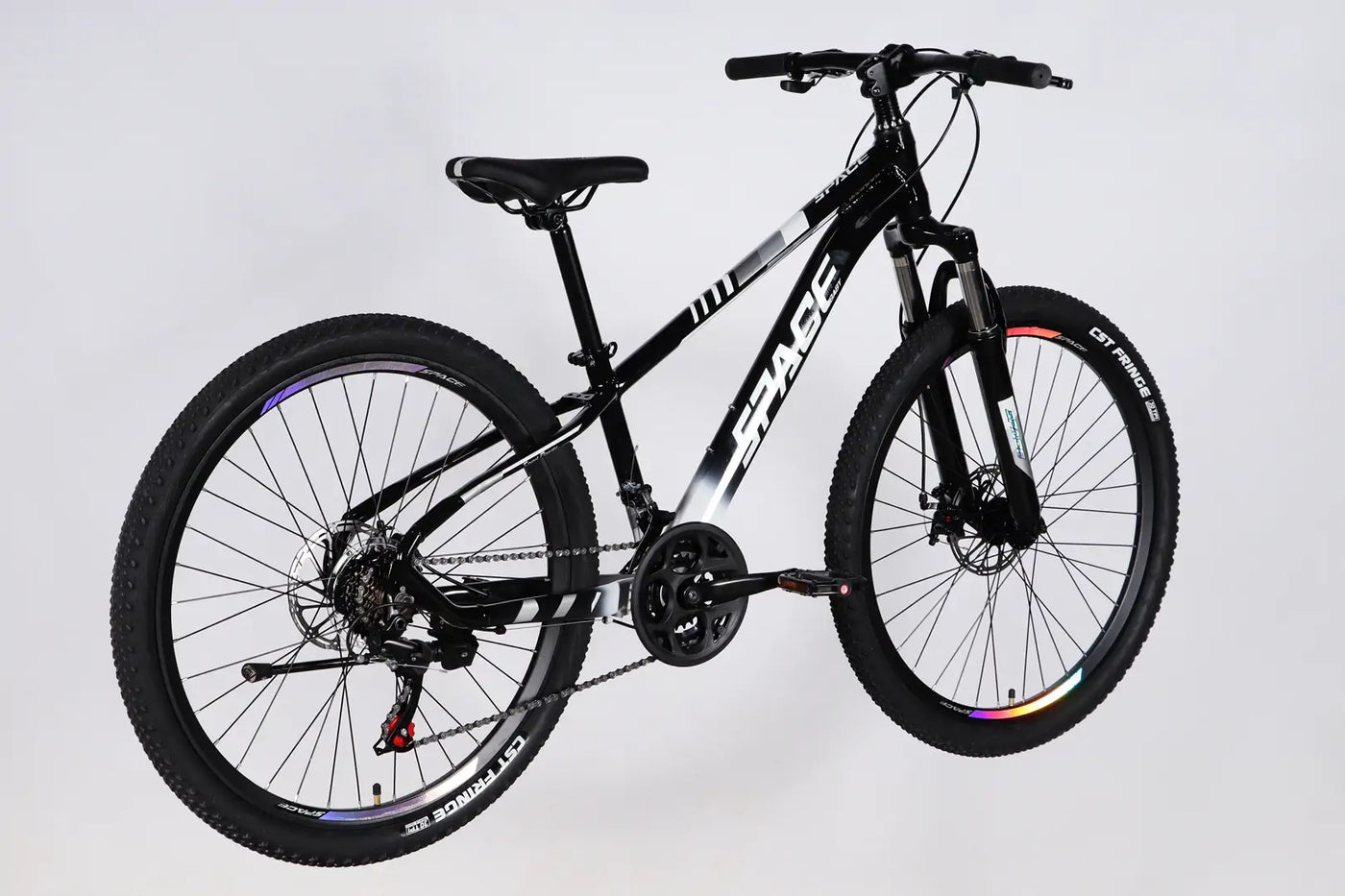 Велосипед AL 26" SPACE MERCURY DD FR рама-13" чорно-білий 2026