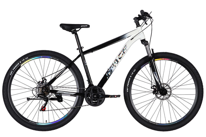 Велосипед ST 27.5" SPACE MARS DD FR рама-17" чорний з білим 2026