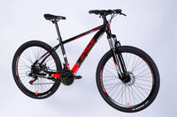 Велосипед AL 27.5" SPACE MERCURY DD FR рама-17" чорно-червоний 2026