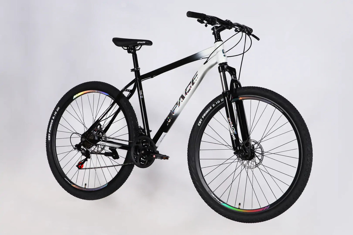Велосипед ST 29" SPACE MARS DD FR рама-20" чорний з білим 2026