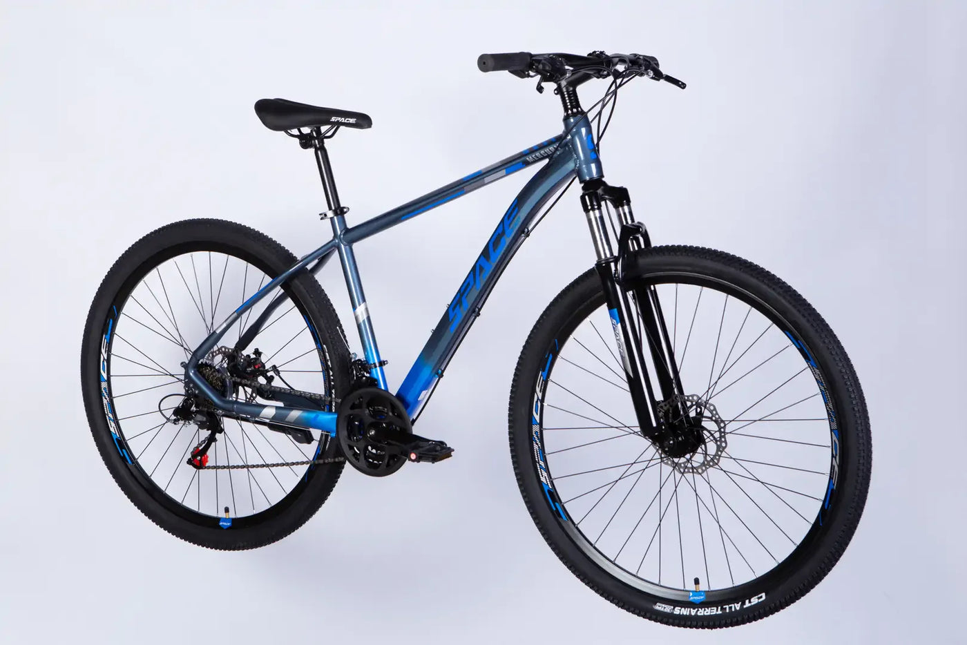 Велосипед AL 29" SPACE MERCURY DD FR рама-18" сіро-синій 2026